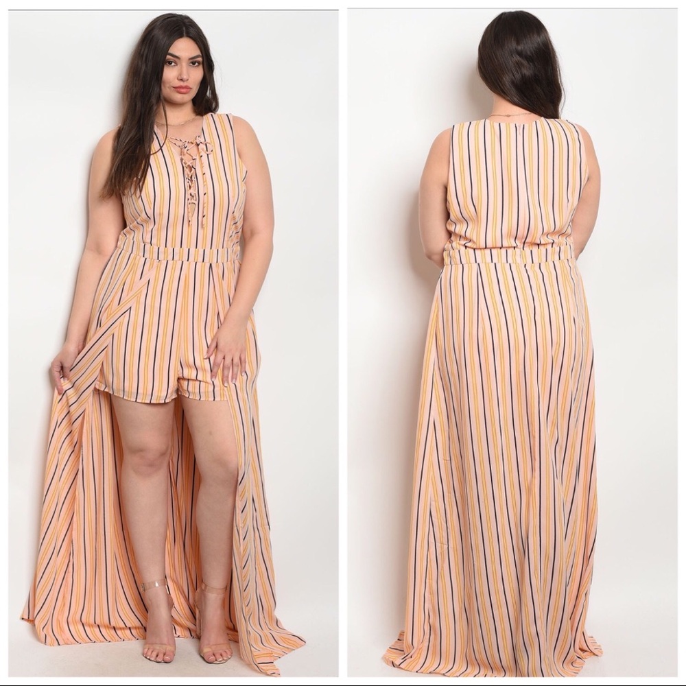 Peachy romper 